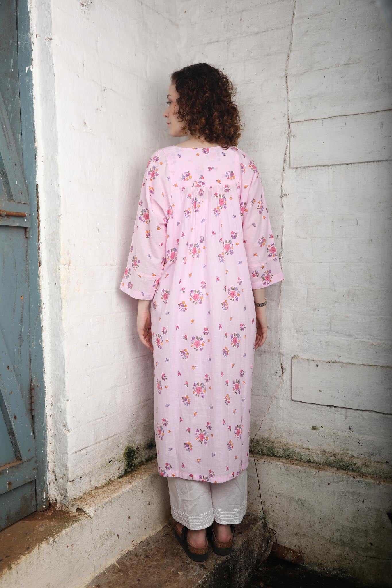 Pink Sky Kurta