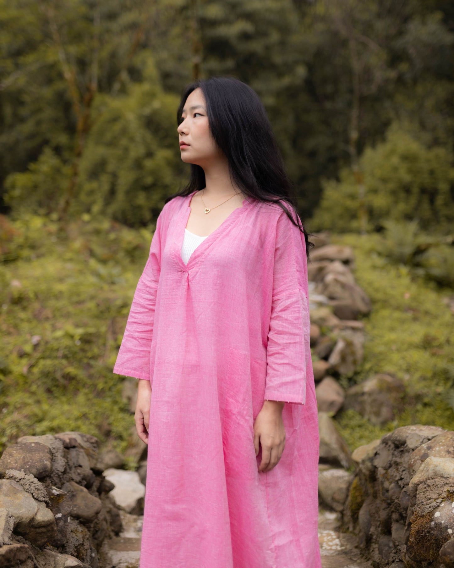 Cherry Blossom Kurta