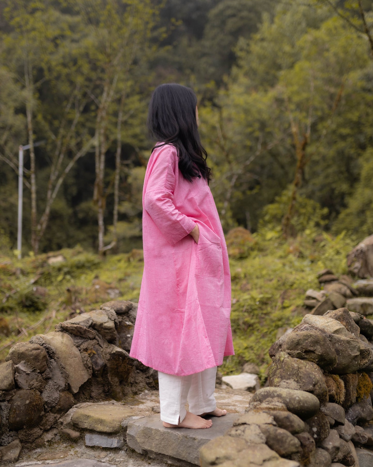 Cherry Blossom Kurta